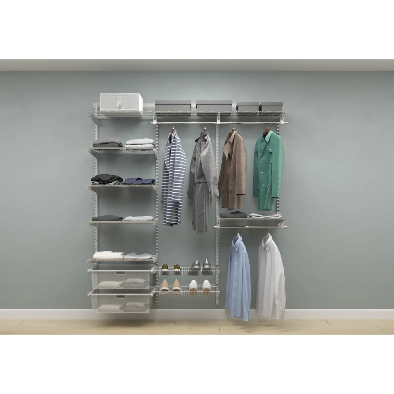 гардеробная система практик home прихожая medium 16 белая гардеробная система практик home прихожая medium 16 белая