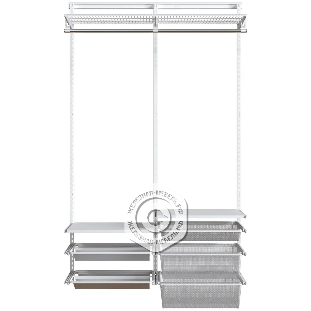 гардеробная система практик home прихожая medium 4 белая гардеробная система практик home прихожая medium 4 белая