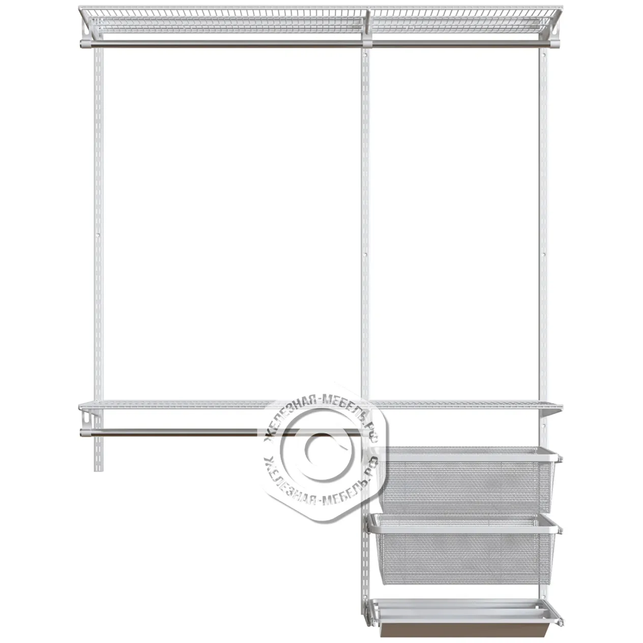 гардеробная система практик home прихожая medium 11 белая гардеробная система практик home прихожая medium 11 белая