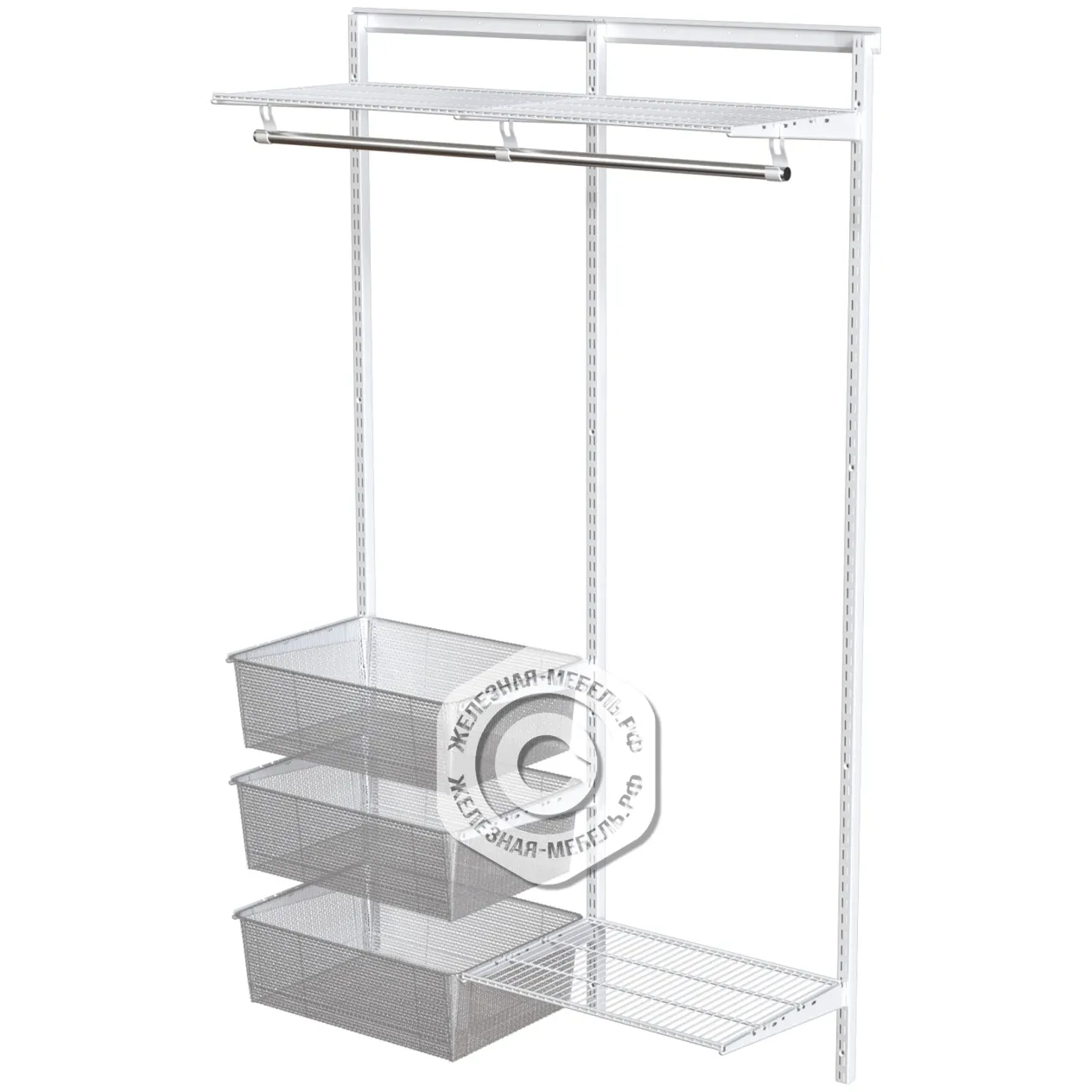 гардеробная система практик home прихожая medium 7 белая гардеробная система практик home прихожая medium 7 белая