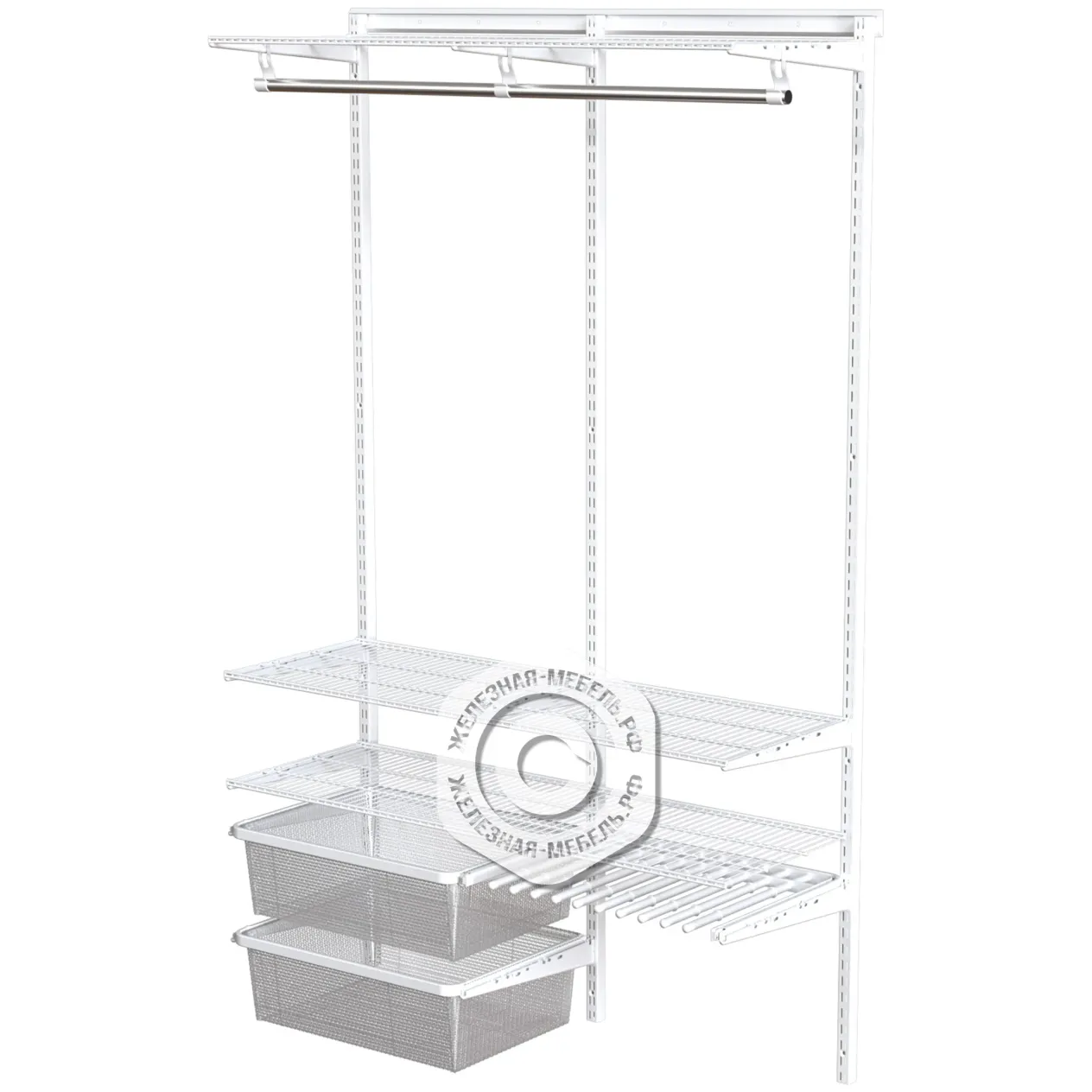 гардеробная система практик home прихожая medium 10 белая гардеробная система практик home прихожая medium 10 белая