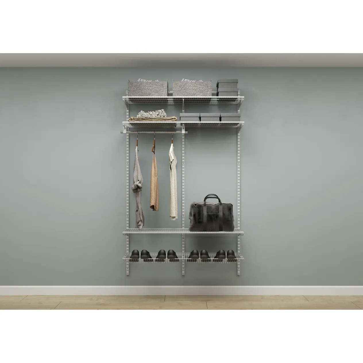 гардеробная система практик home прихожая medium 9 белая гардеробная система практик home прихожая medium 9 белая