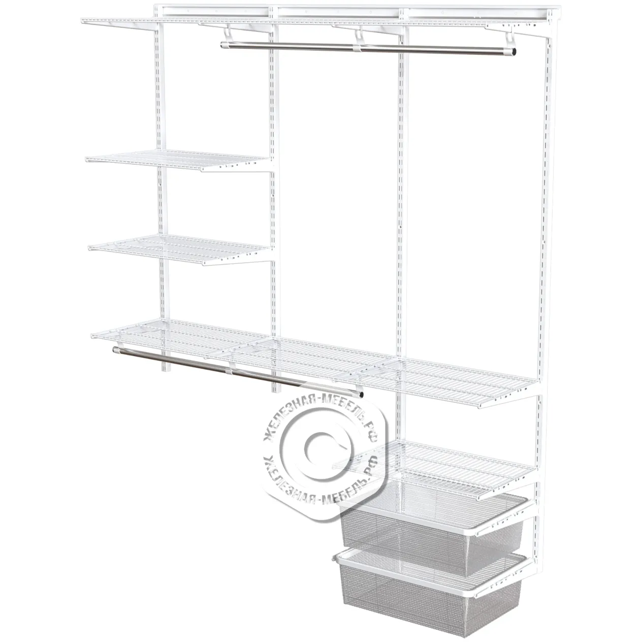 гардеробная система практик home прихожая medium 14 белая гардеробная система практик home прихожая medium 14 белая