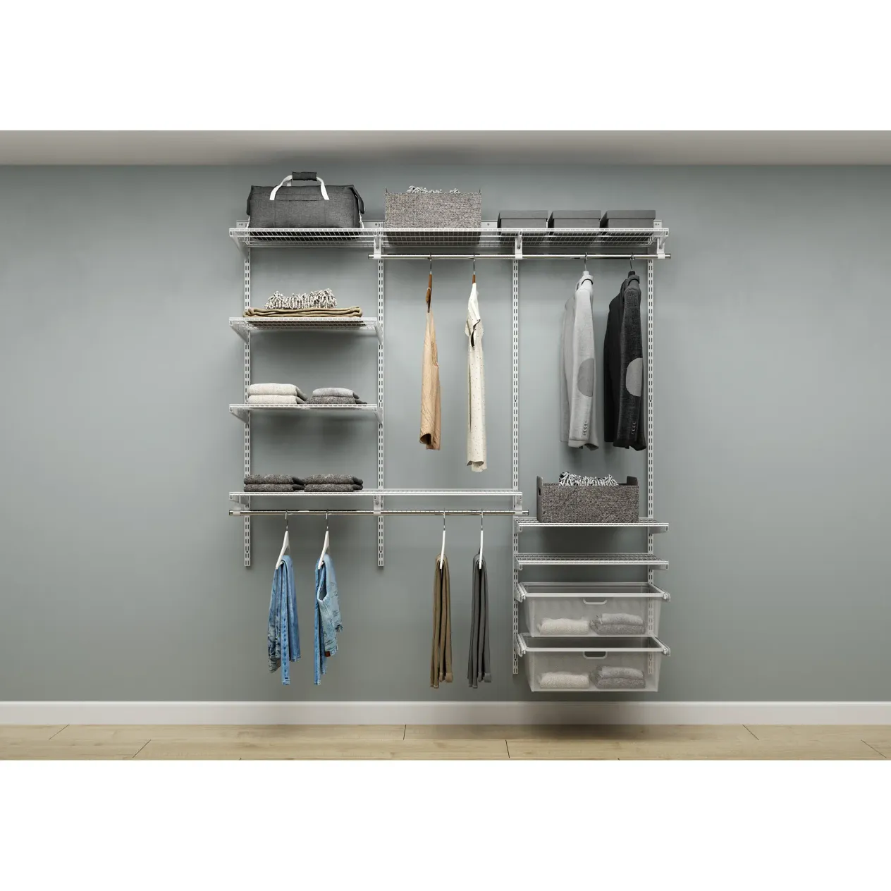 гардеробная система практик home прихожая medium 14 белая гардеробная система практик home прихожая medium 14 белая