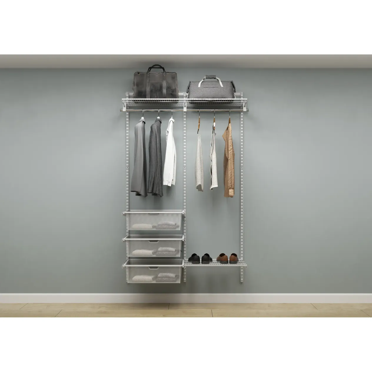 гардеробная система практик home прихожая medium 7 белая гардеробная система практик home прихожая medium 7 белая