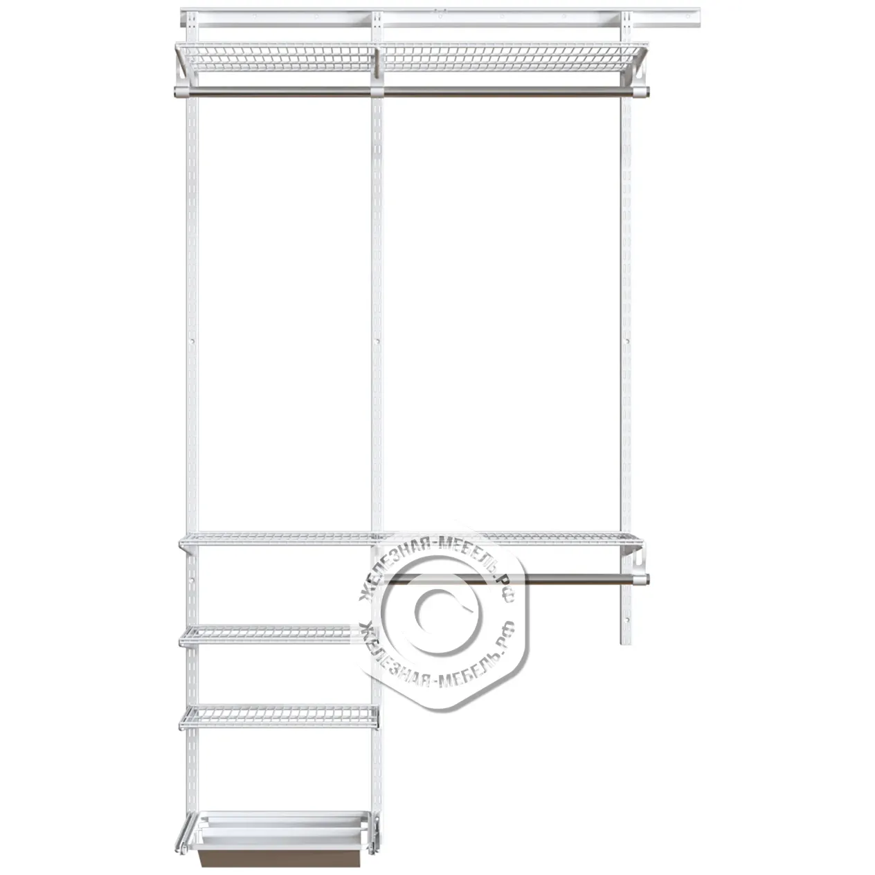 гардеробная система практик home прихожая medium 5 белая гардеробная система практик home прихожая medium 5 белая