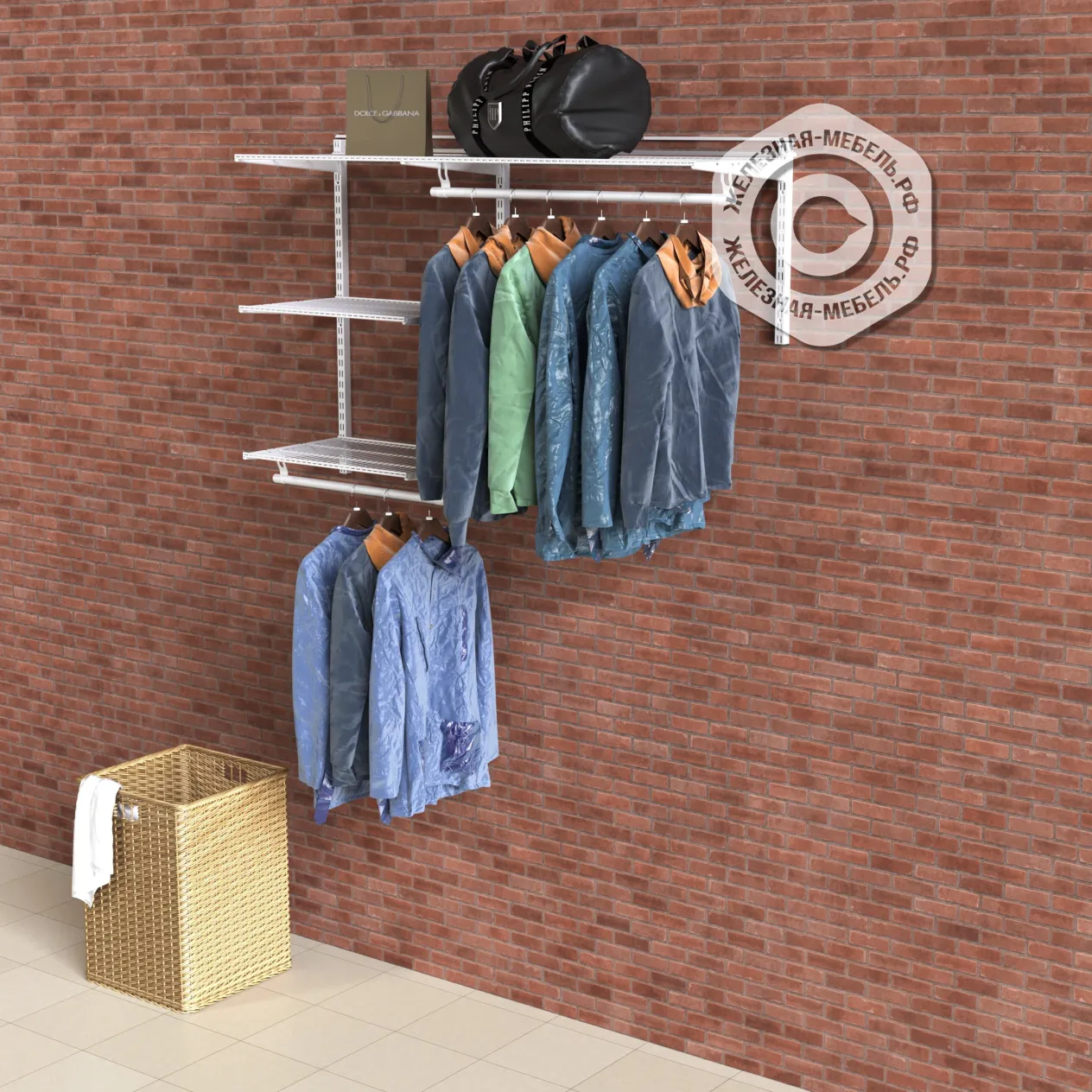 гардеробная система практик home прихожая light 7 белая гардеробная система практик home прихожая light 7 белая