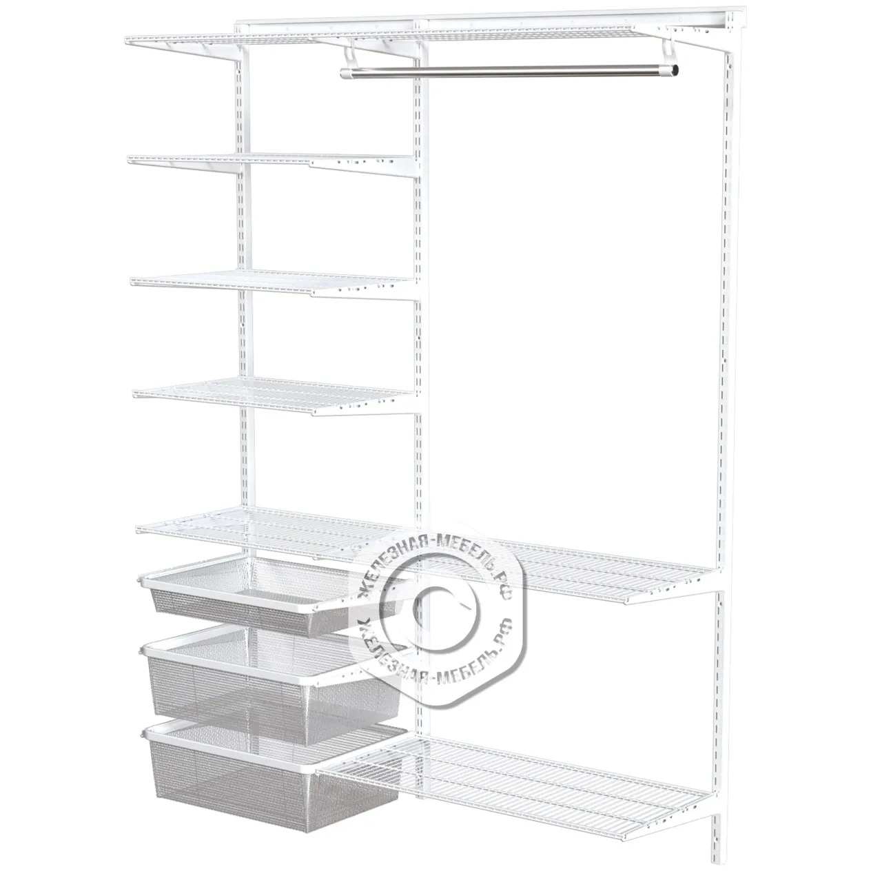 гардеробная система практик home прихожая medium 12 белая гардеробная система практик home прихожая medium 12 белая