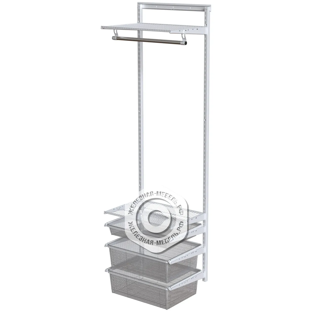 гардеробная система практик home прихожая medium 3 белая гардеробная система практик home прихожая medium 3 белая