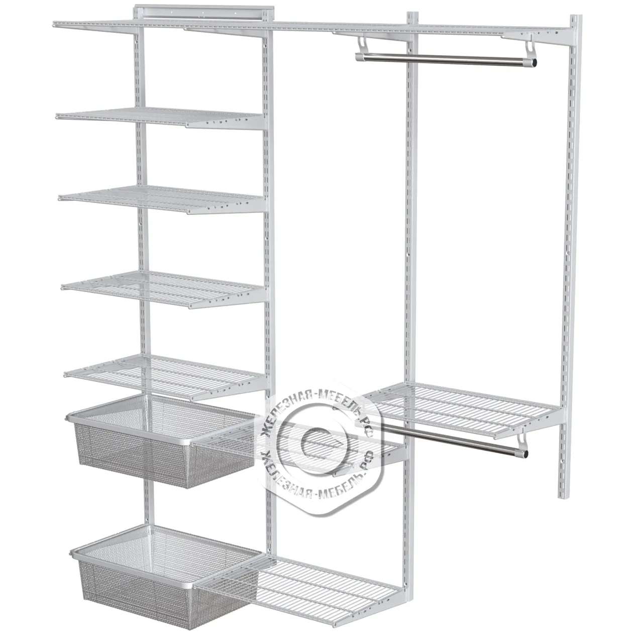 гардеробная система практик home прихожая medium 16 белая гардеробная система практик home прихожая medium 16 белая