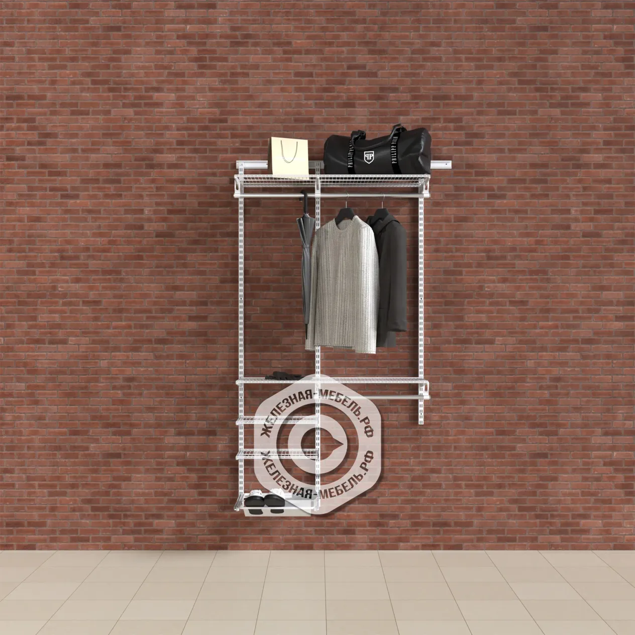 гардеробная система практик home прихожая medium 5 белая гардеробная система практик home прихожая medium 5 белая