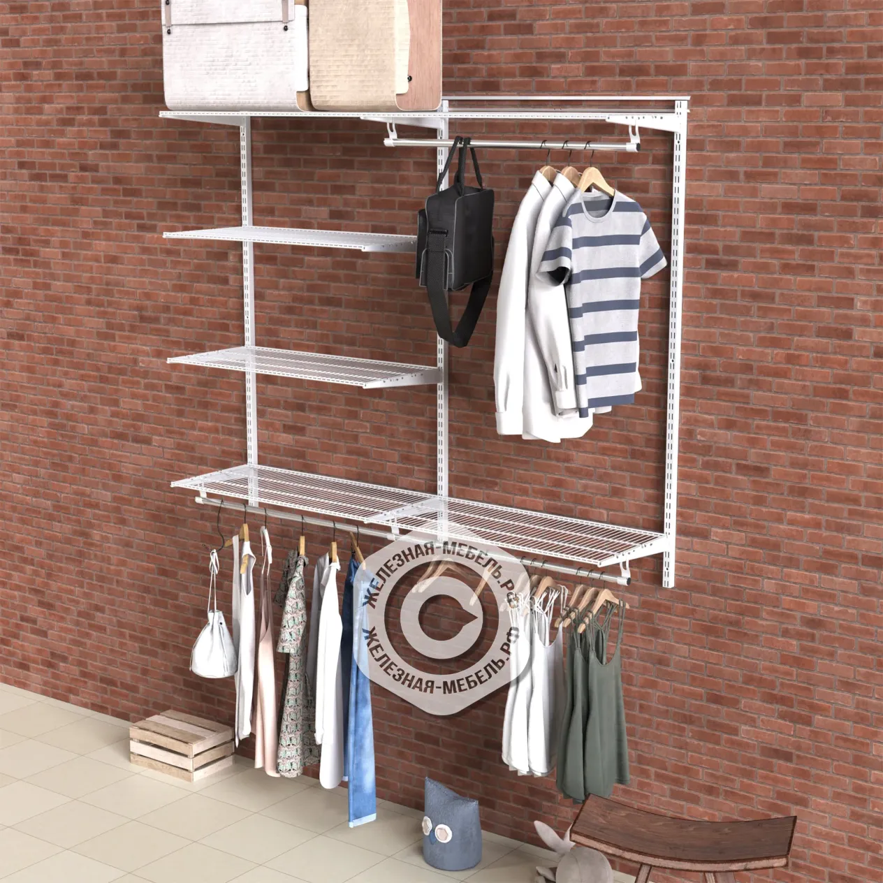 гардеробная система практик home прихожая light 5 белая гардеробная система практик home прихожая light 5 белая