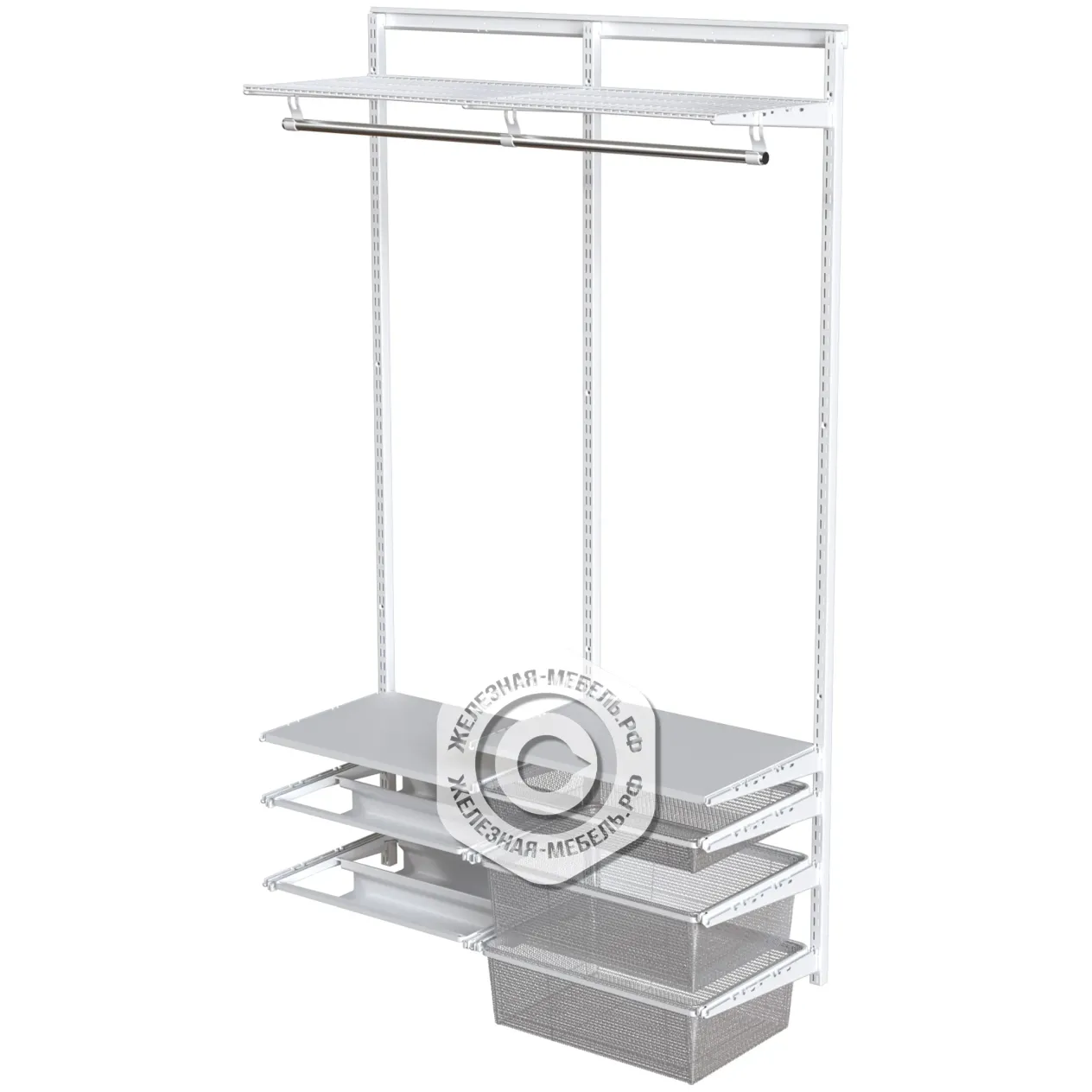 гардеробная система практик home прихожая medium 4 белая гардеробная система практик home прихожая medium 4 белая