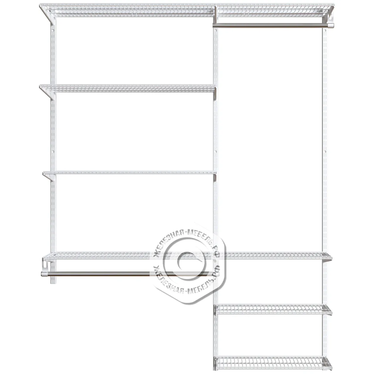 гардеробная система практик home прихожая light 6 белая гардеробная система практик home прихожая light 6 белая