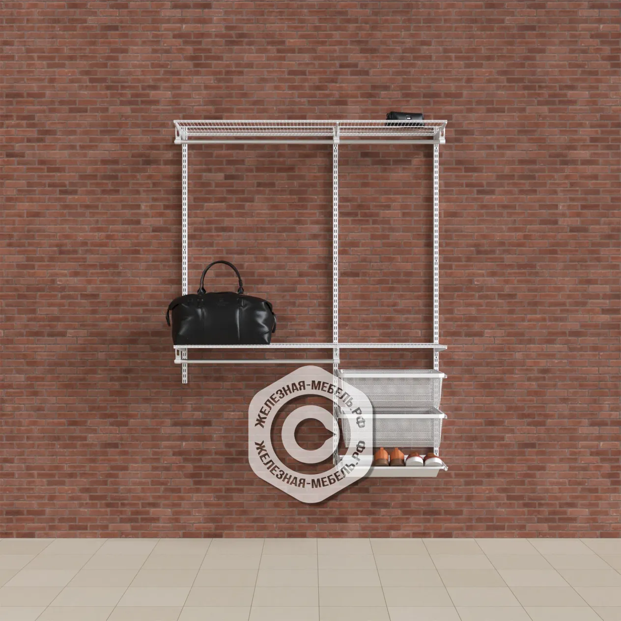 гардеробная система практик home прихожая medium 11 белая гардеробная система практик home прихожая medium 11 белая