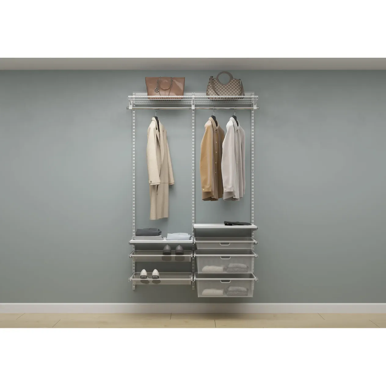 гардеробная система практик home прихожая medium 4 белая гардеробная система практик home прихожая medium 4 белая