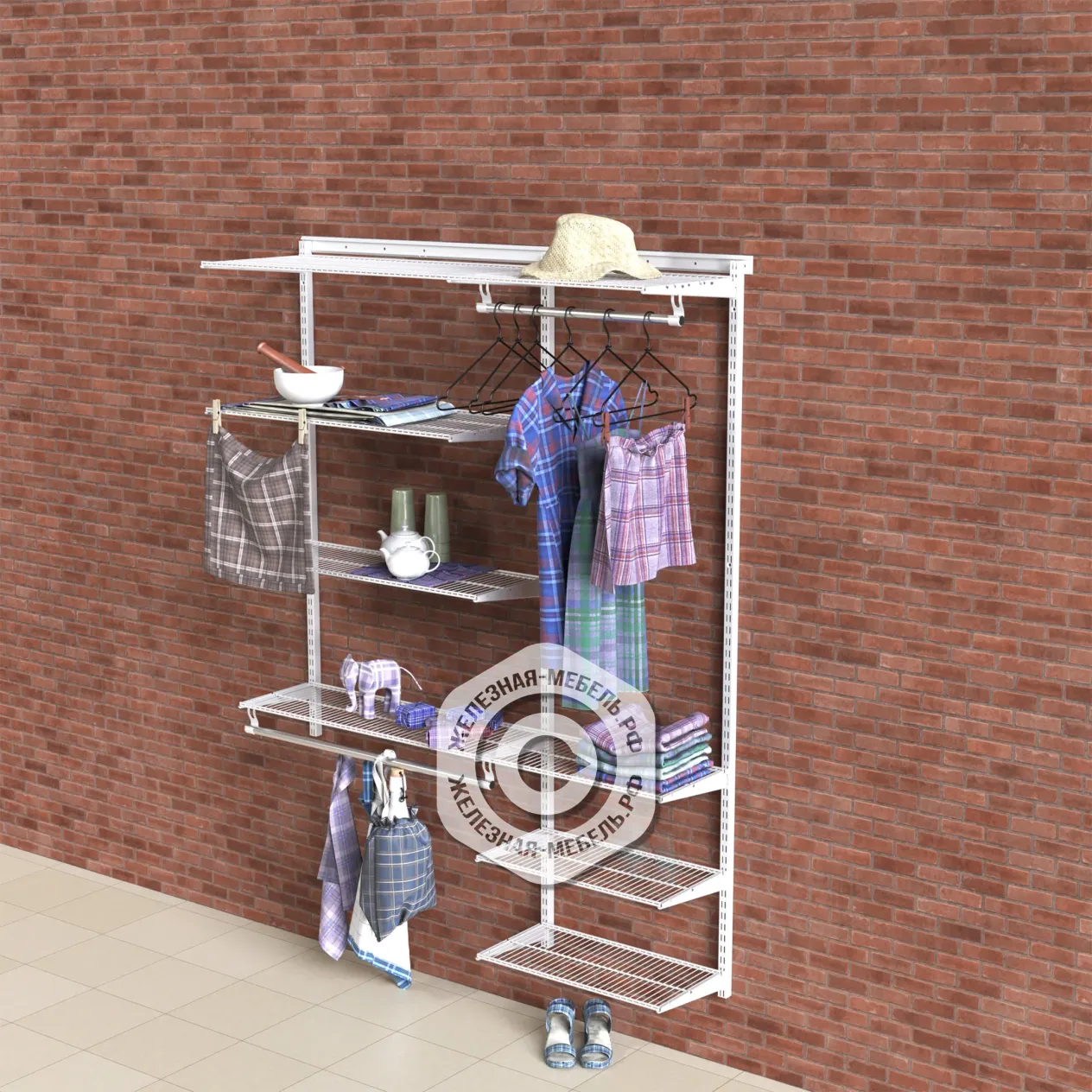 гардеробная система практик home прихожая light 6 белая гардеробная система практик home прихожая light 6 белая