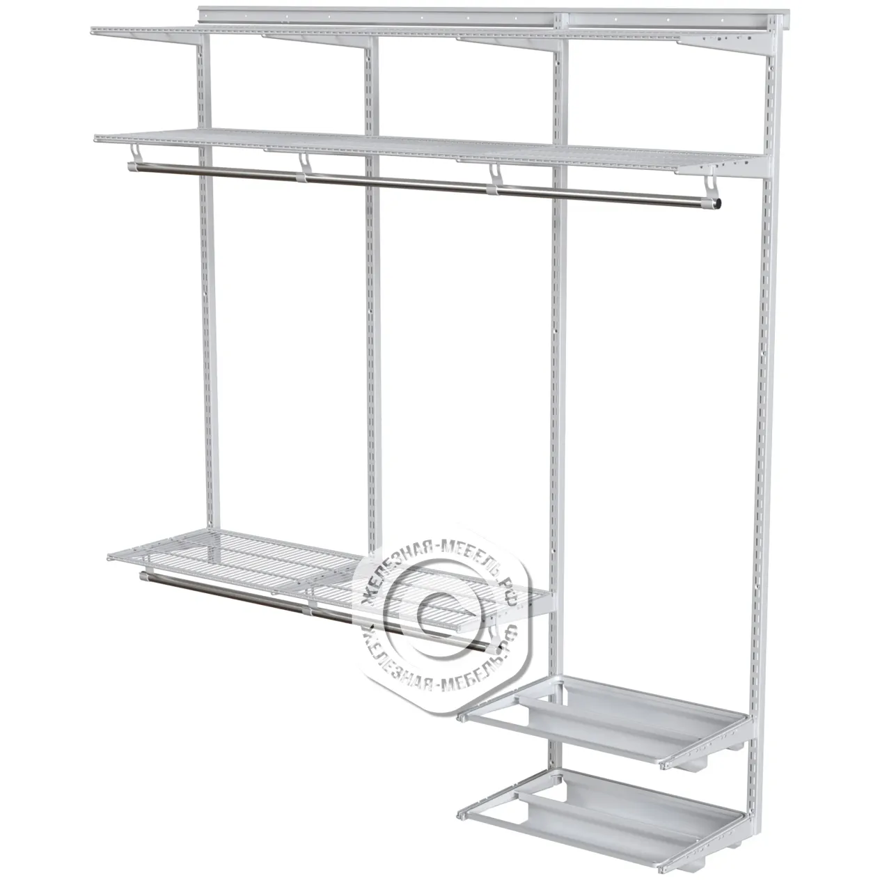 гардеробная система практик home прихожая medium 15 белая гардеробная система практик home прихожая medium 15 белая